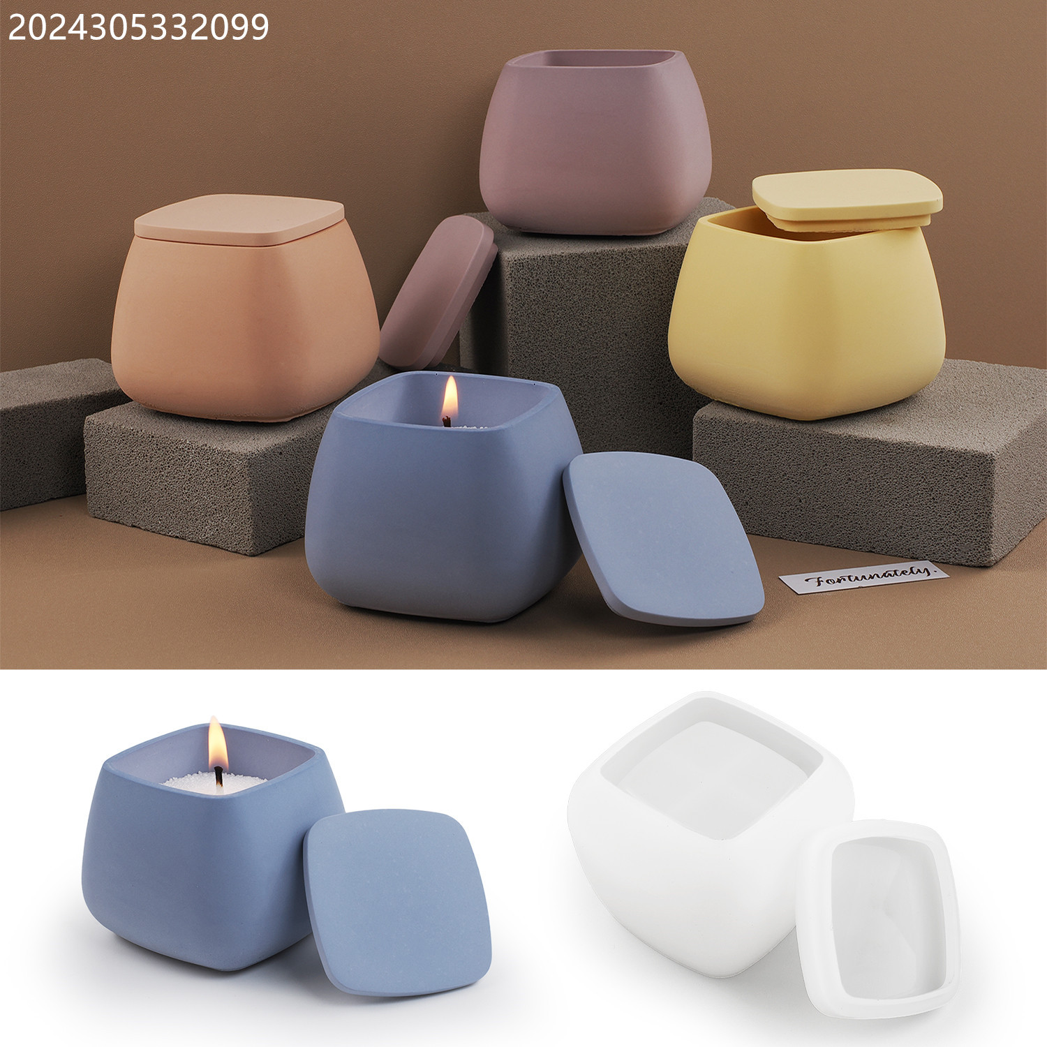 DIY Epoxy Cement Plaster Silic - огляд і ціна Candle Making Jars With Lids