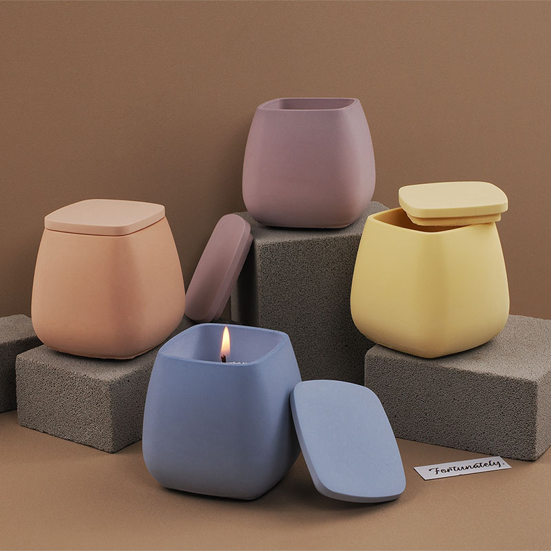 DIY Epoxy Cement Plaster Silic - огляд і ціна Candle Making Jars With Lids
