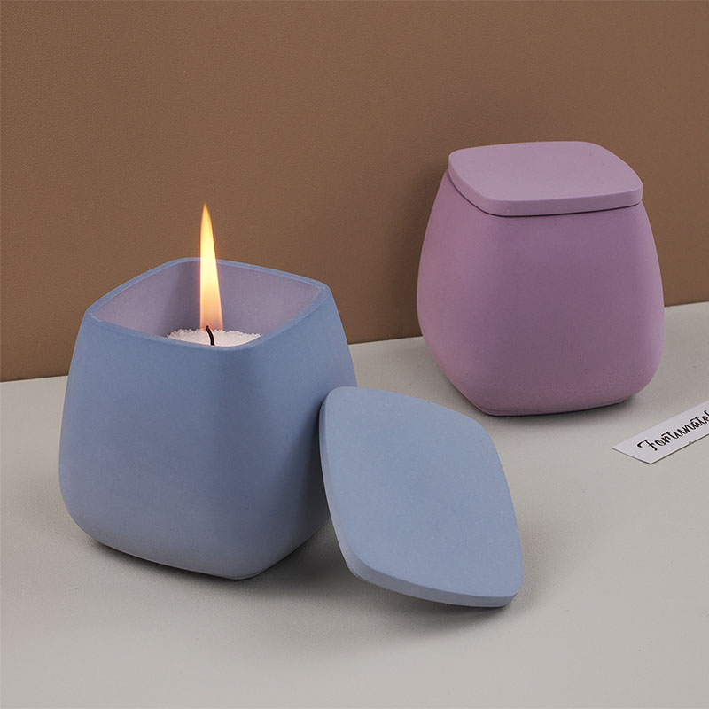 DIY Epoxy Cement Plaster Silic - огляд і ціна Candle Making Jars With Lids