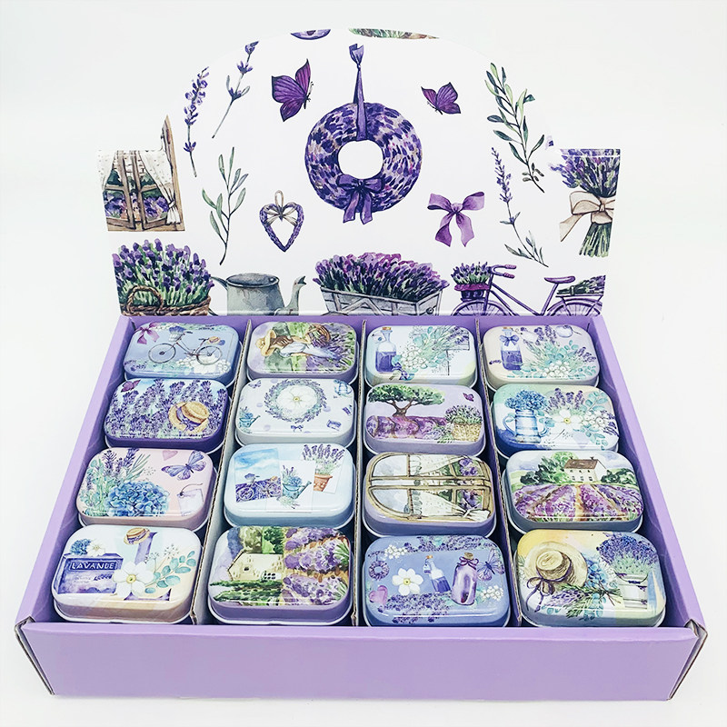 32PC Mini Vintage Flower Candy - огляд і ціна Tin Container Lid
