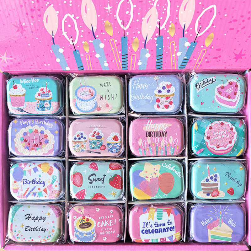 32PC Mini Vintage Flower Candy - огляд і ціна Tin Container Lid
