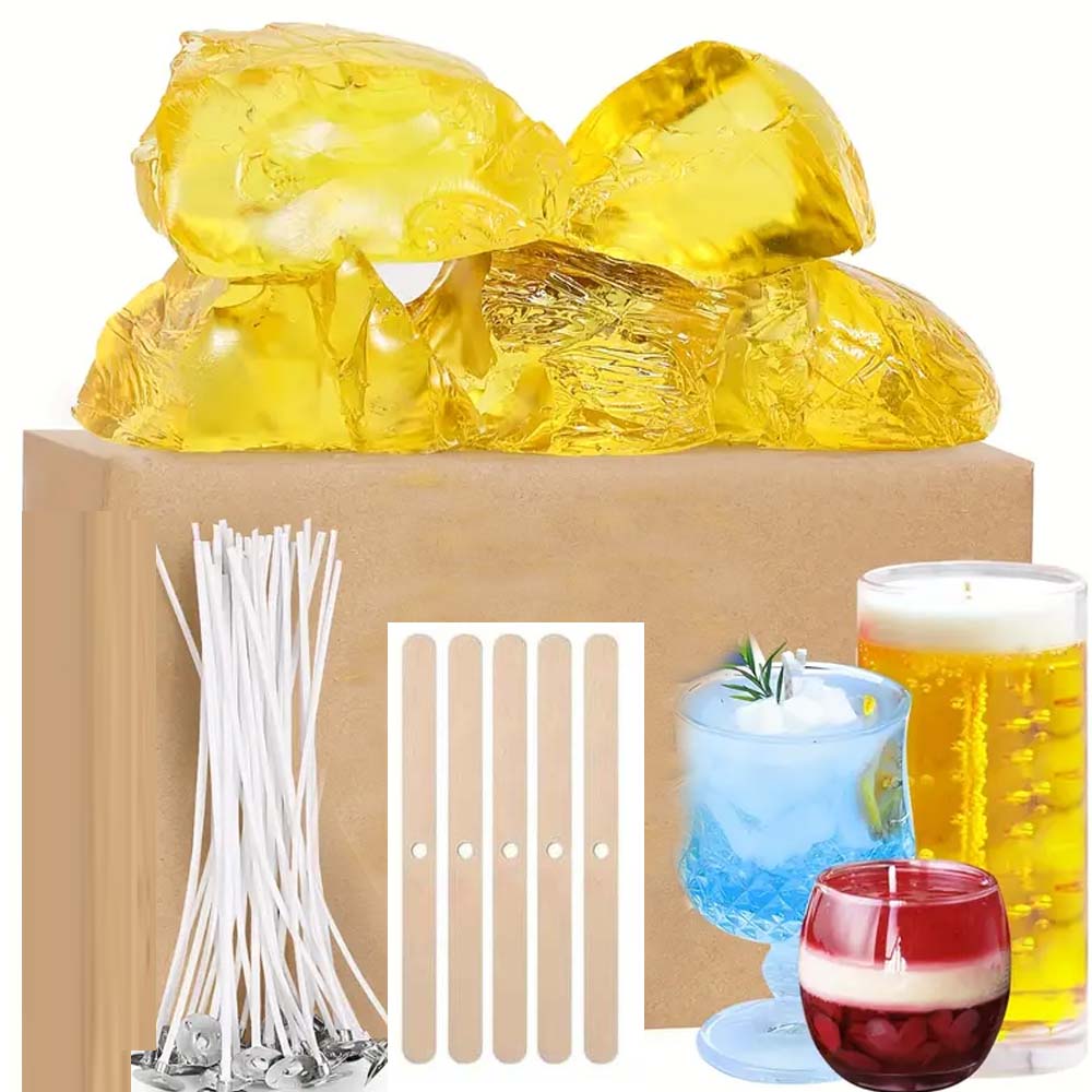 200g Yellow Clear Gel Jelly Wa - огляд і ціна Candle Making Kits