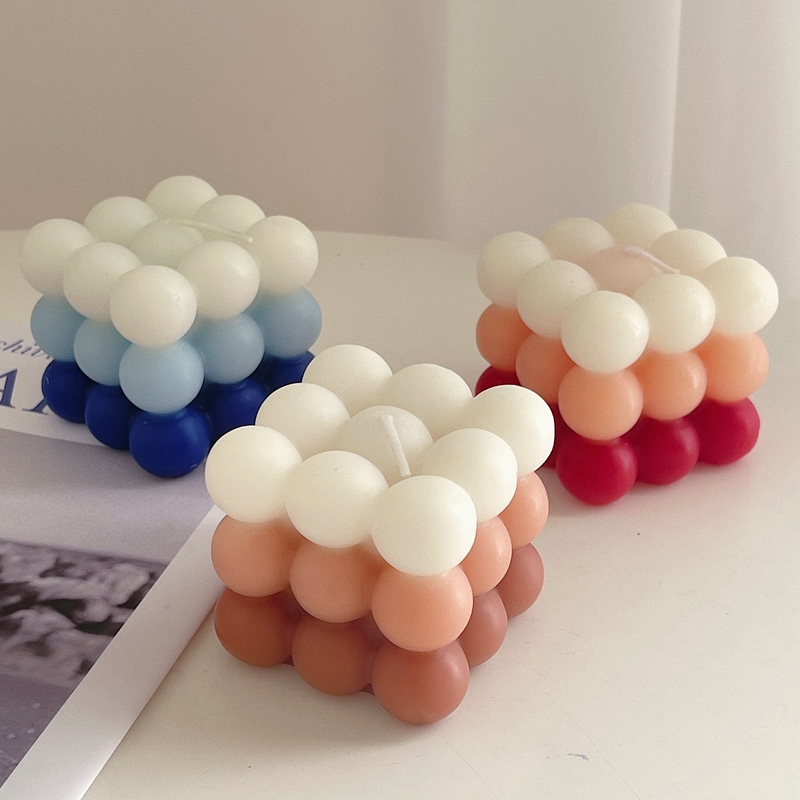 3D Bubble Cube Candle Silicone - огляд і ціна Candle Making Tutorial
