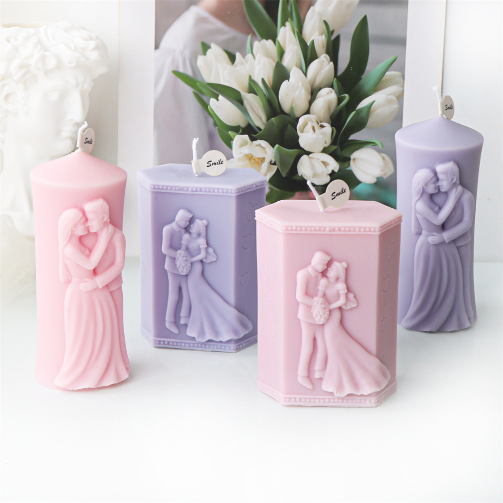 Man and Woman Pillar Silicone  - огляд і ціна Candle Making Kits