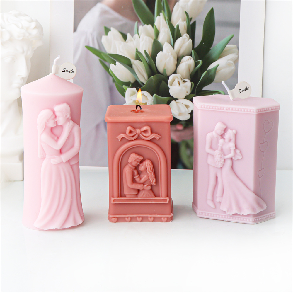 Man and Woman Pillar Silicone  - огляд і ціна Candle Making Kits