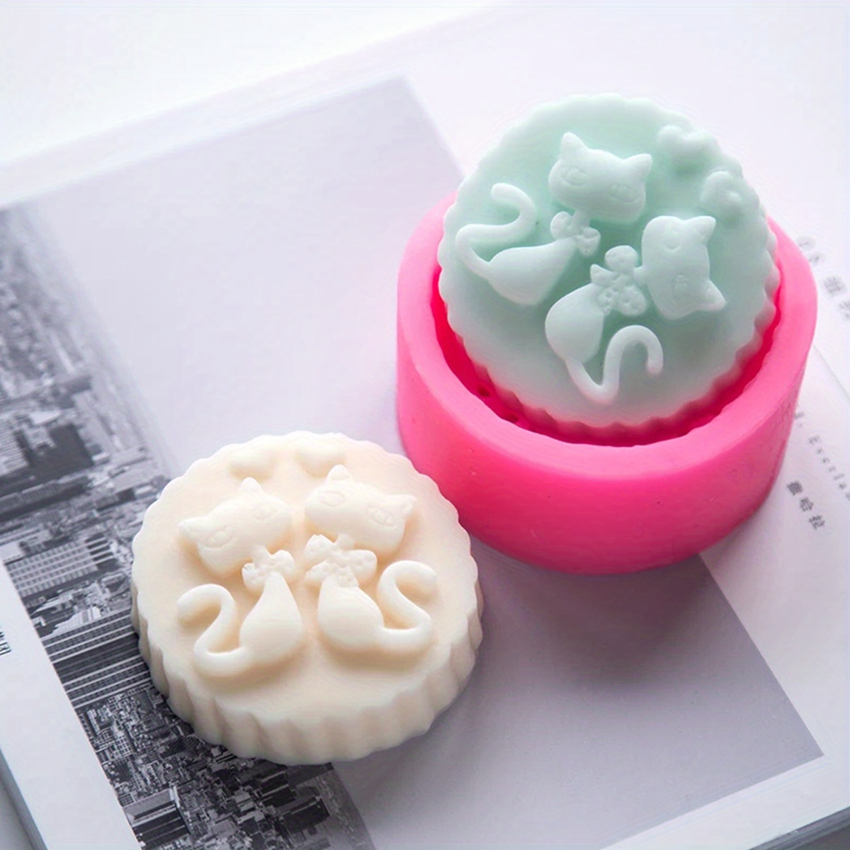 1-Piece Silicone Cat Soap Mold - огляд і ціна Candle Making Tutorial