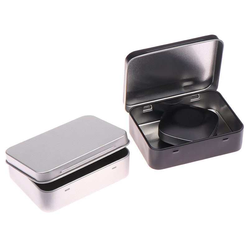 Black/Silver Frosted Household - огляд і ціна Tin Container Lid