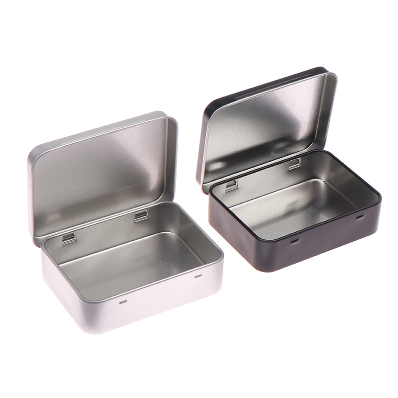 Black/Silver Frosted Household - огляд і ціна Tin Container Lid