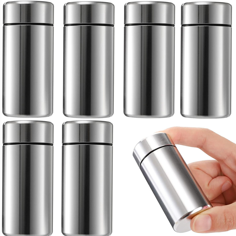 6pc Small Storage Jars with Li - огляд і ціна Tin Container Lid