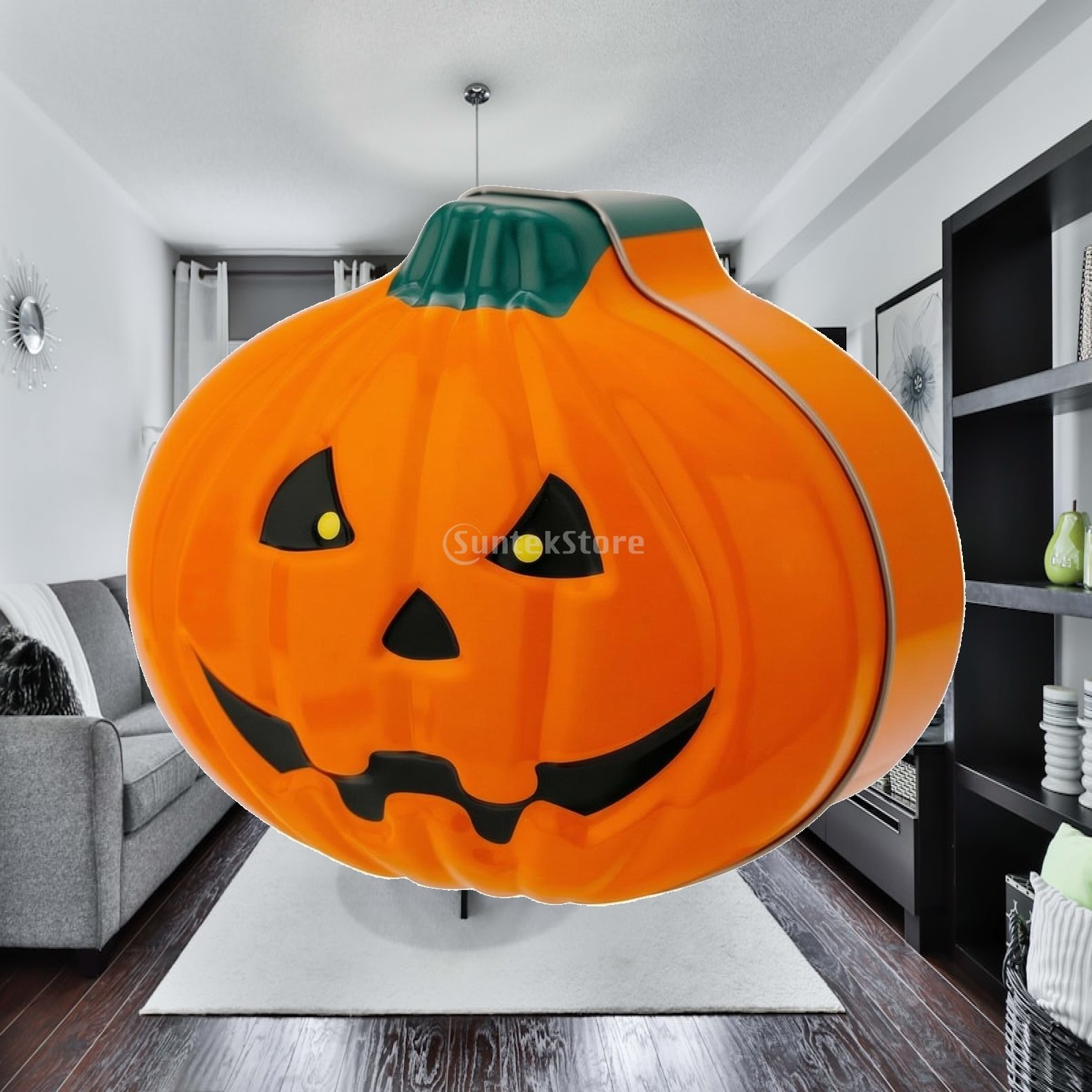3D Jack-O'-Lantern Tin Caniste - огляд і ціна Tin Container Lid