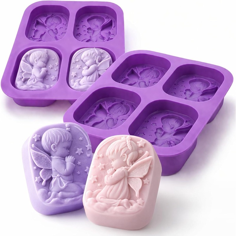 Angel Silicone Mold For Soap M - огляд і ціна Candle Making Tutorial